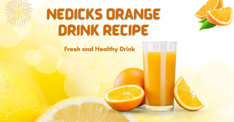 Nedicks Orange Drink Recipe