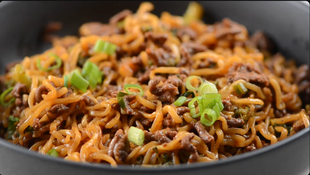 Ground Turkey Ramen Noodles