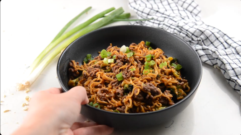 Ground Turkey Ramen Noodles