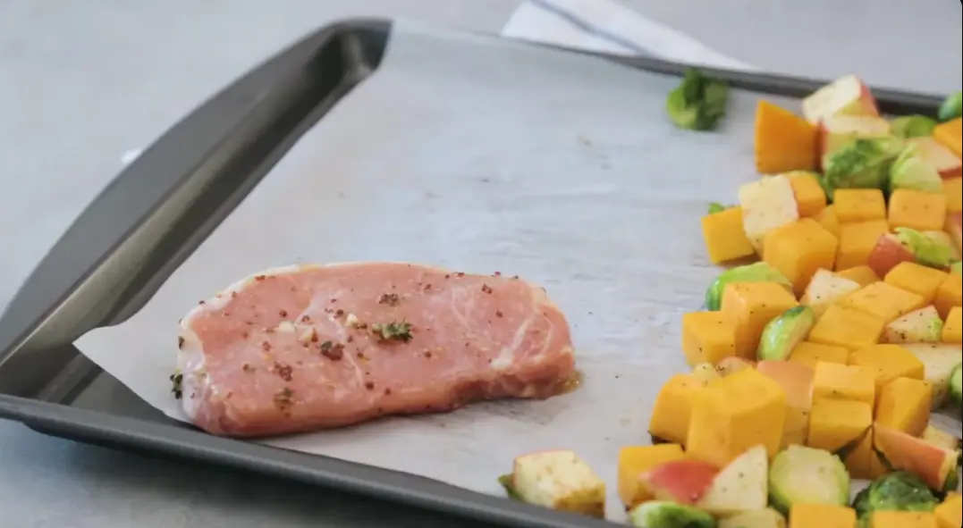 Pork Chops and Butternut Squash