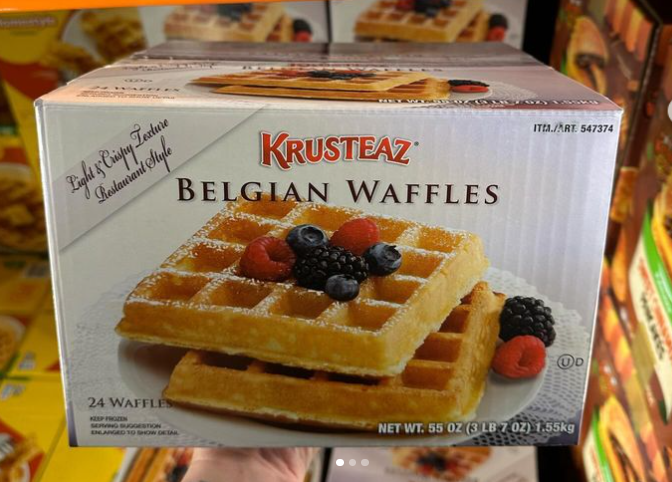 Krusteaz Belgian Waffles Frozen