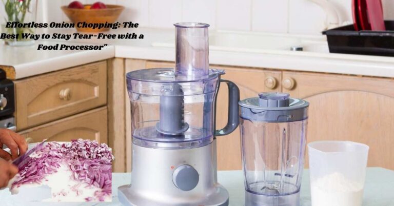 Effortless Onion Chopping: The Best Way to Stay Tear-Free with a Food Processor"